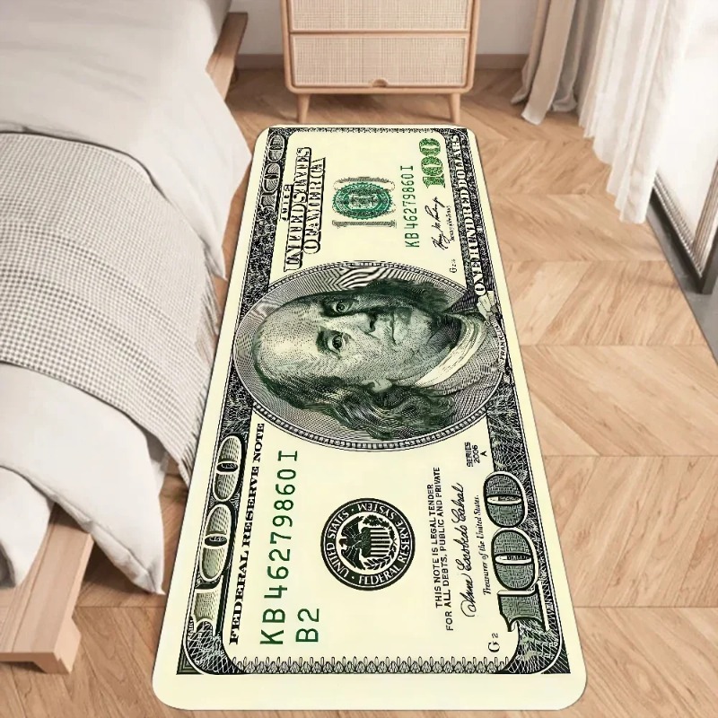 Commercial Printing And Graphics - Dollar Money Runner Rug Floor Mat