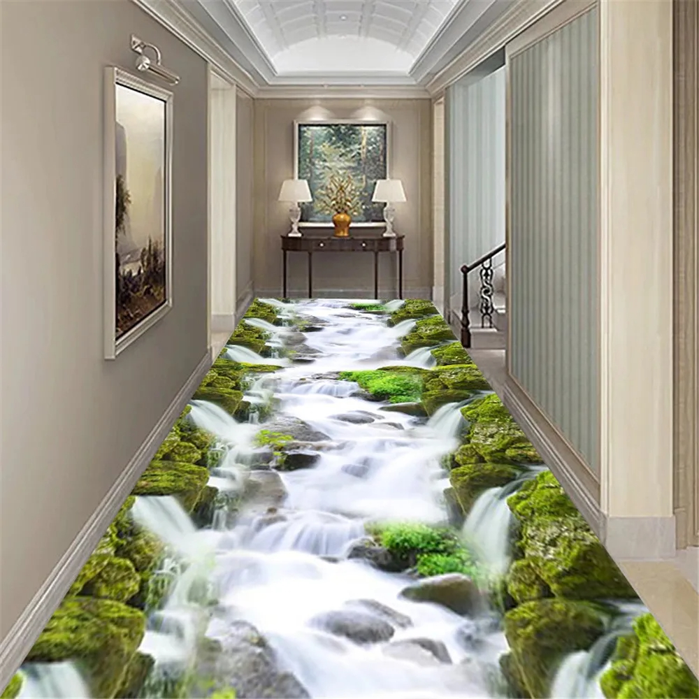 Commercial Printing And Graphics - Visual Carpet 3D Graphic Illusion Cliff