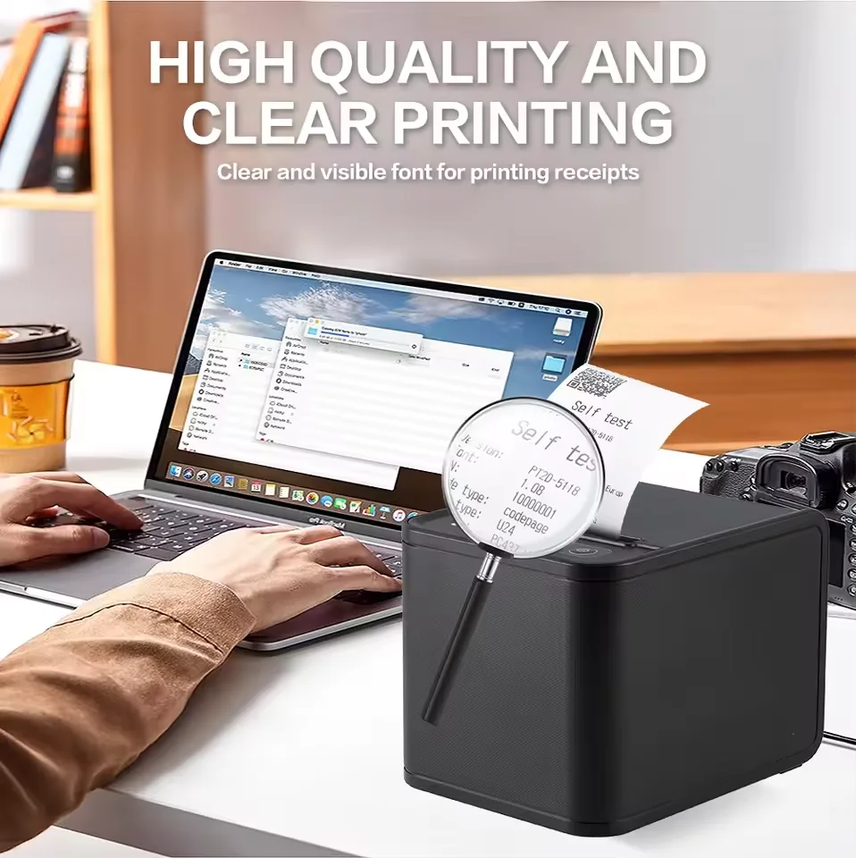 Commercial Printing And Graphics - XP-T80 Restaurant Thermal Receipt Printer With