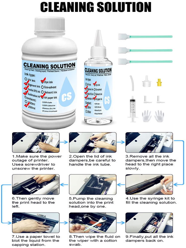 100ML Power Cleaning Liquid In – Sublimation Ink 100Ml Bewertung und Preis