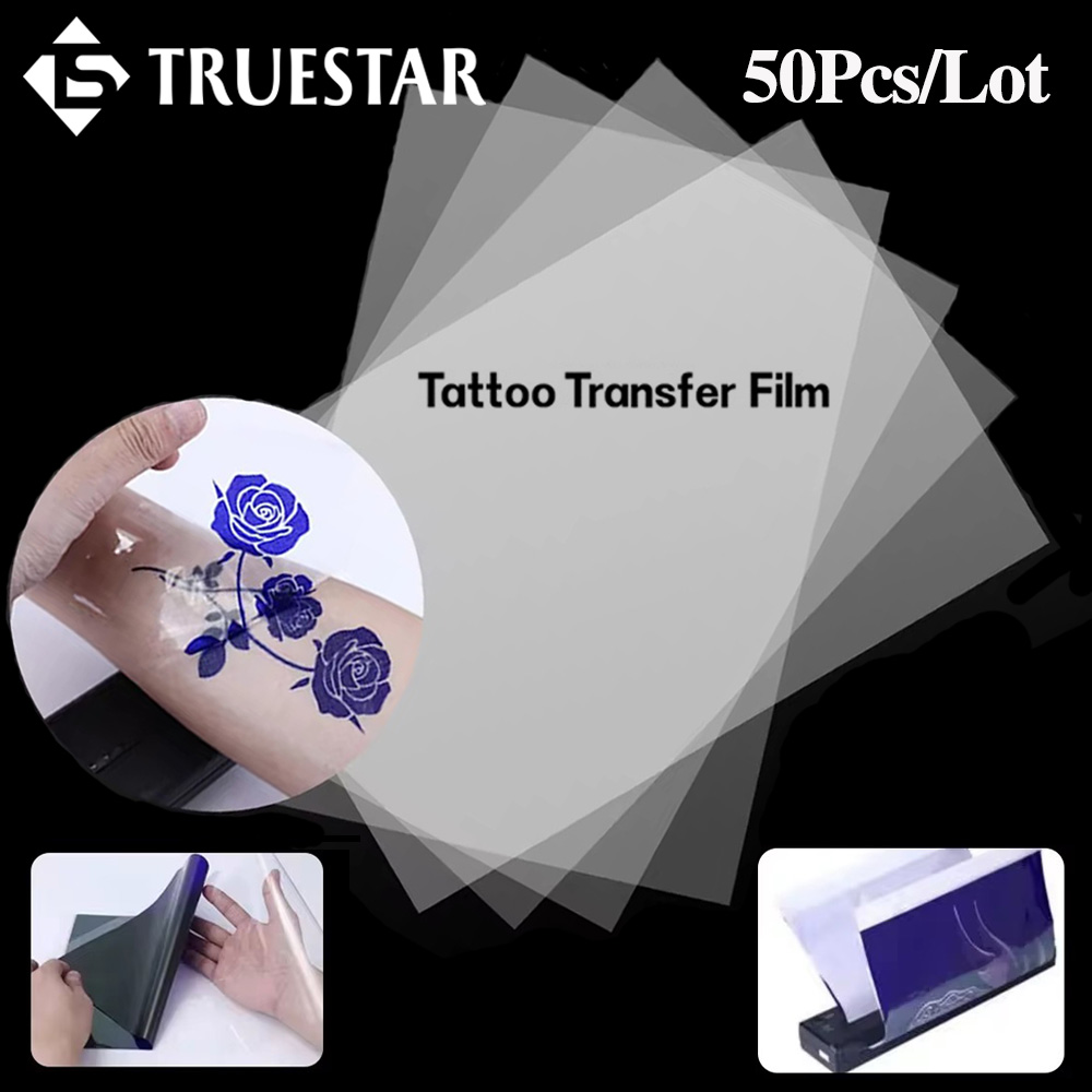 50PCS Transparent Tattoo Trans – Foil Transfer Machine Bewertung und Preis