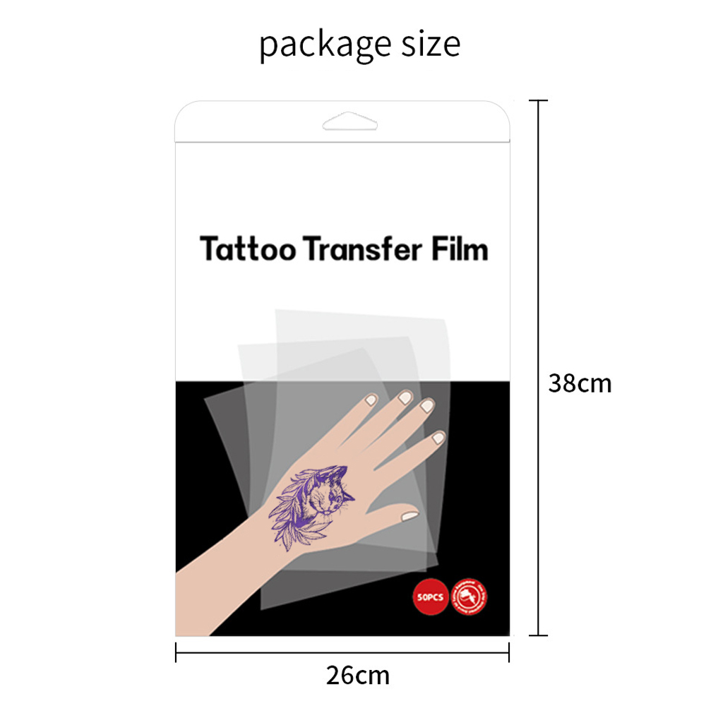 50PCS Transparent Tattoo Trans – Foil Transfer Machine Bewertung und Preis