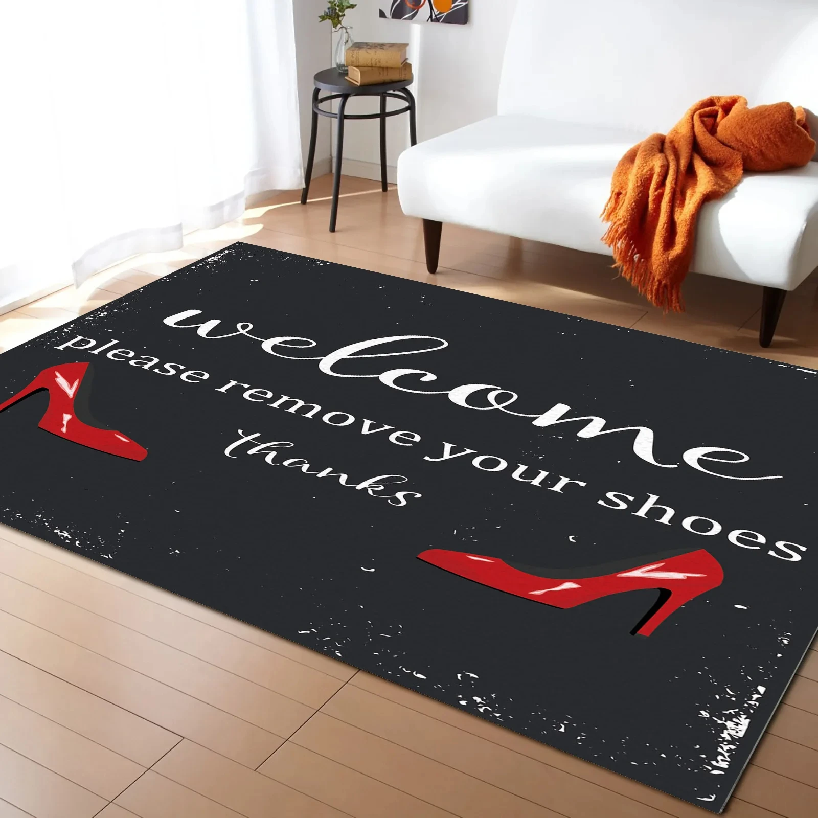 Red High Heel Print Area Rug,  – Commercial Printing Supplies Bewertung und Preis