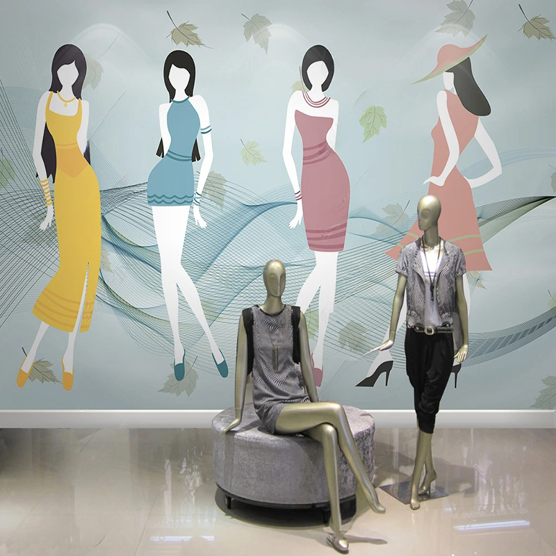 Custom Mural Modern fFresh Sho – Commercial Wallpaper Printing Bewertung und Preis