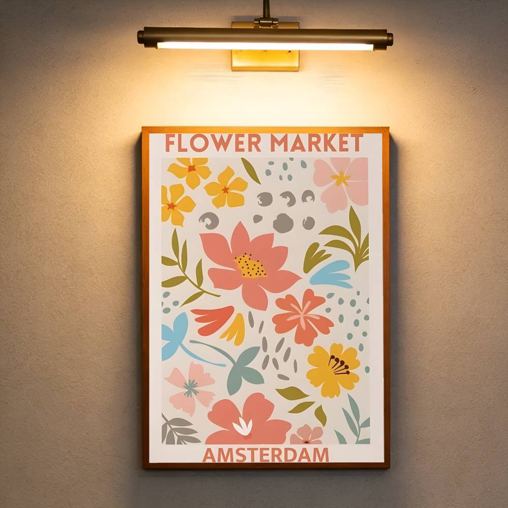 Flower Market Wall Art Colorfu – Commercial Printing Market Bewertung und Preis