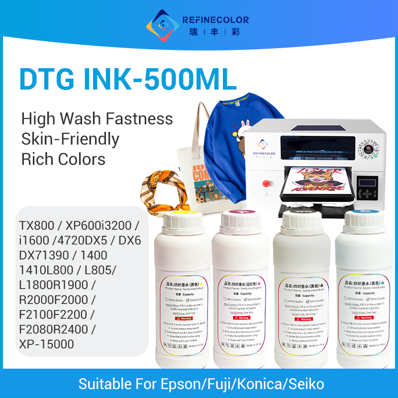 Refinecolor 500ML/Bottle DTG T – Direct To Garment Ink Bewertung und Preis
