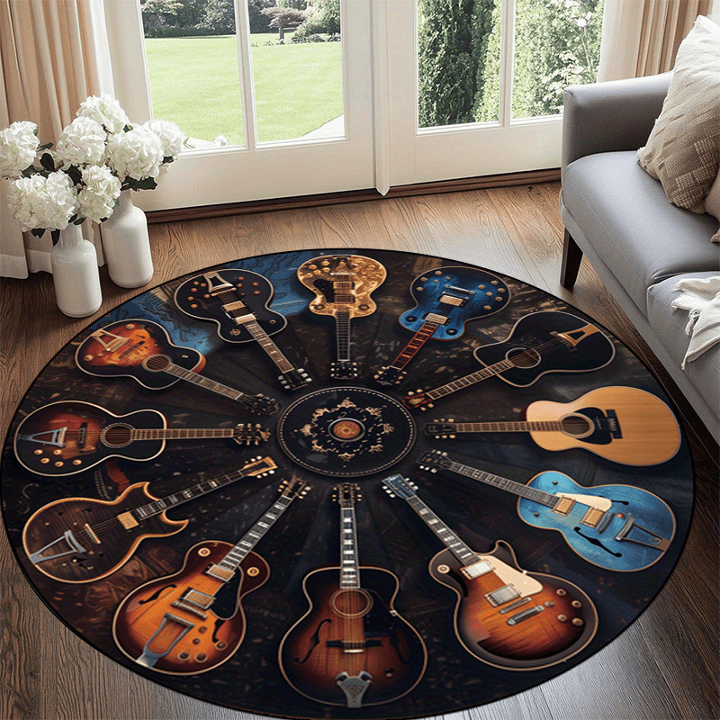VIKAMA Rock Guitar Round Area  – Commercial Printing Products Bewertung und Preis
