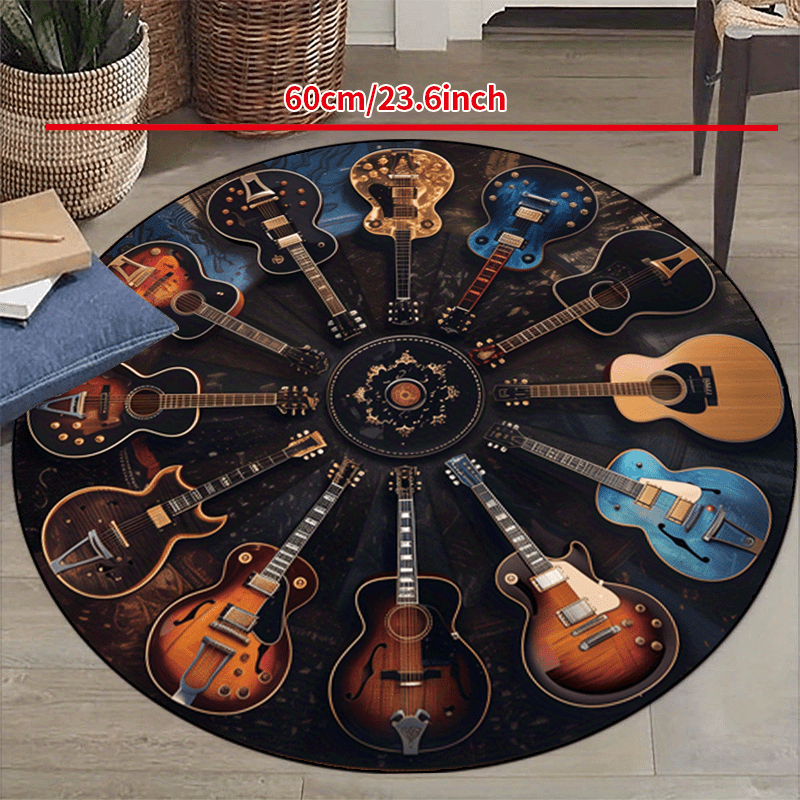 VIKAMA Rock Guitar Round Area  – Commercial Printing Products Bewertung und Preis