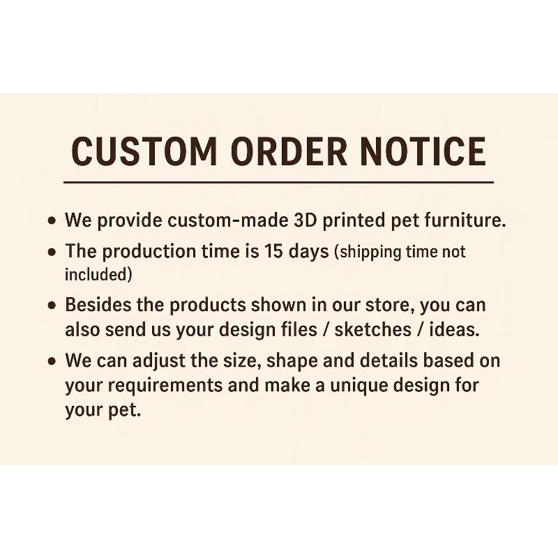 Modern 3D Printed Pet Furnitur – Commercial Printing Supplies Bewertung und Preis