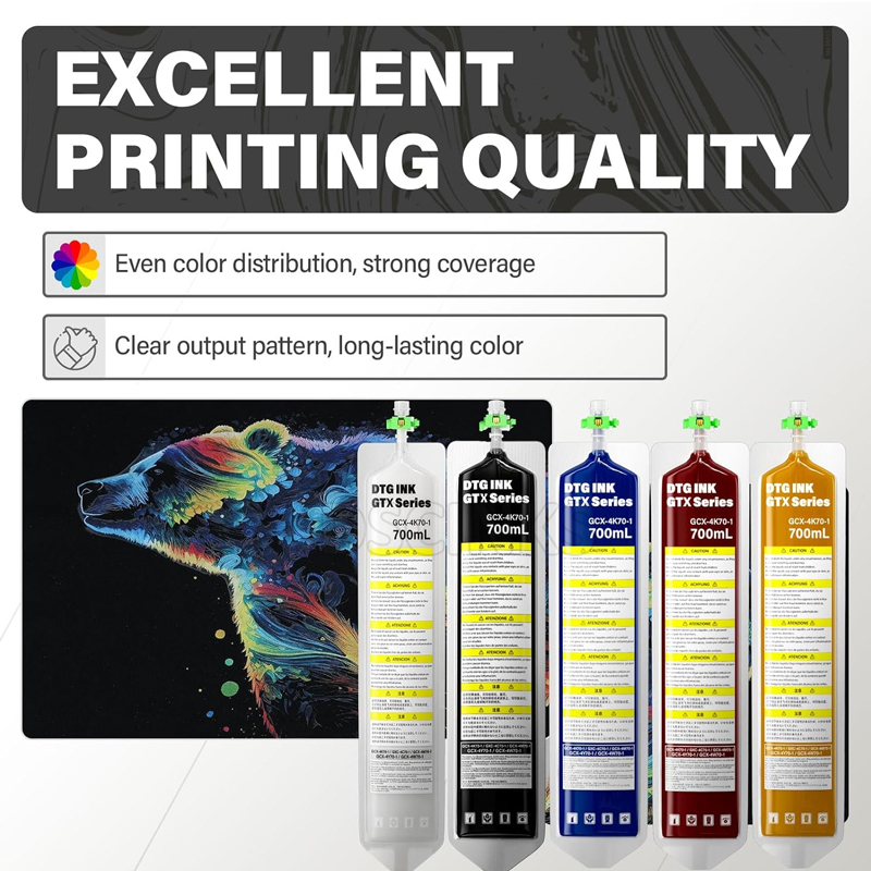 700ML DTG Textile GTX Ink Bag  – Direct To Garment Ink Bewertung und Preis