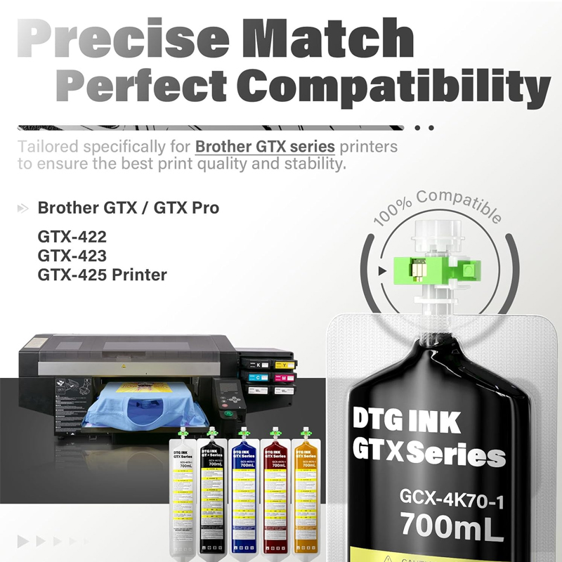 700ML DTG Textile GTX Ink Bag  – Direct To Garment Ink Bewertung und Preis