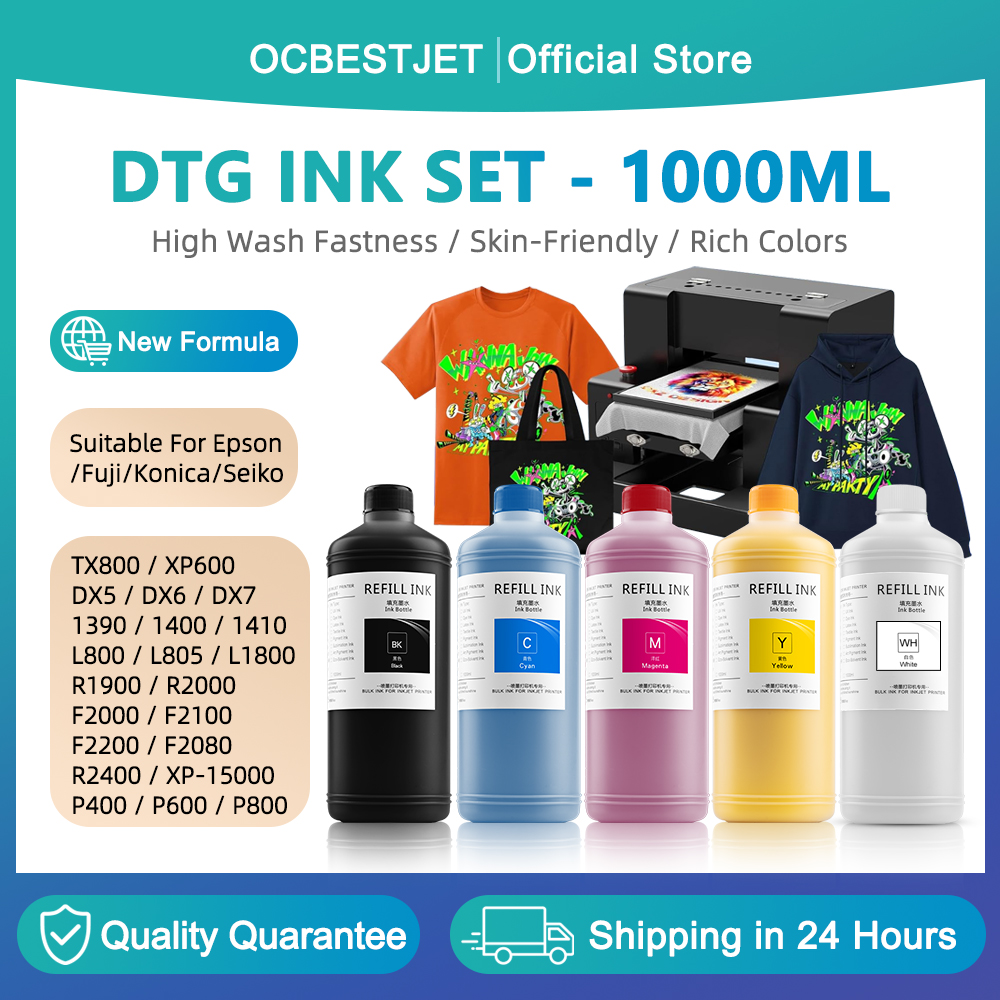 5Colors 1000ML DTG Ink Direct  – Direct To Garment Ink Bewertung und Preis