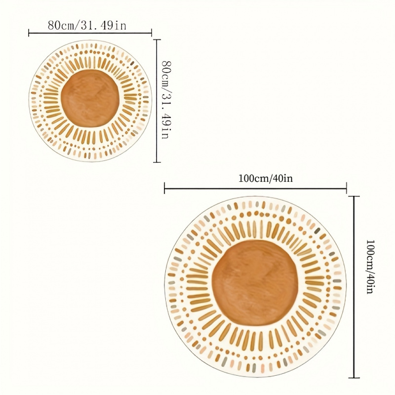 VIKAMA Boho Sunburst Round Are – Commercial Printing Products Bewertung und Preis