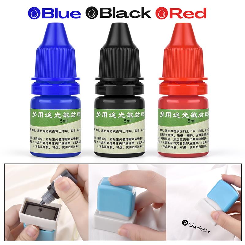5ml Blue Red Black Ink Textile – Direct To Garment Ink Bewertung und Preis