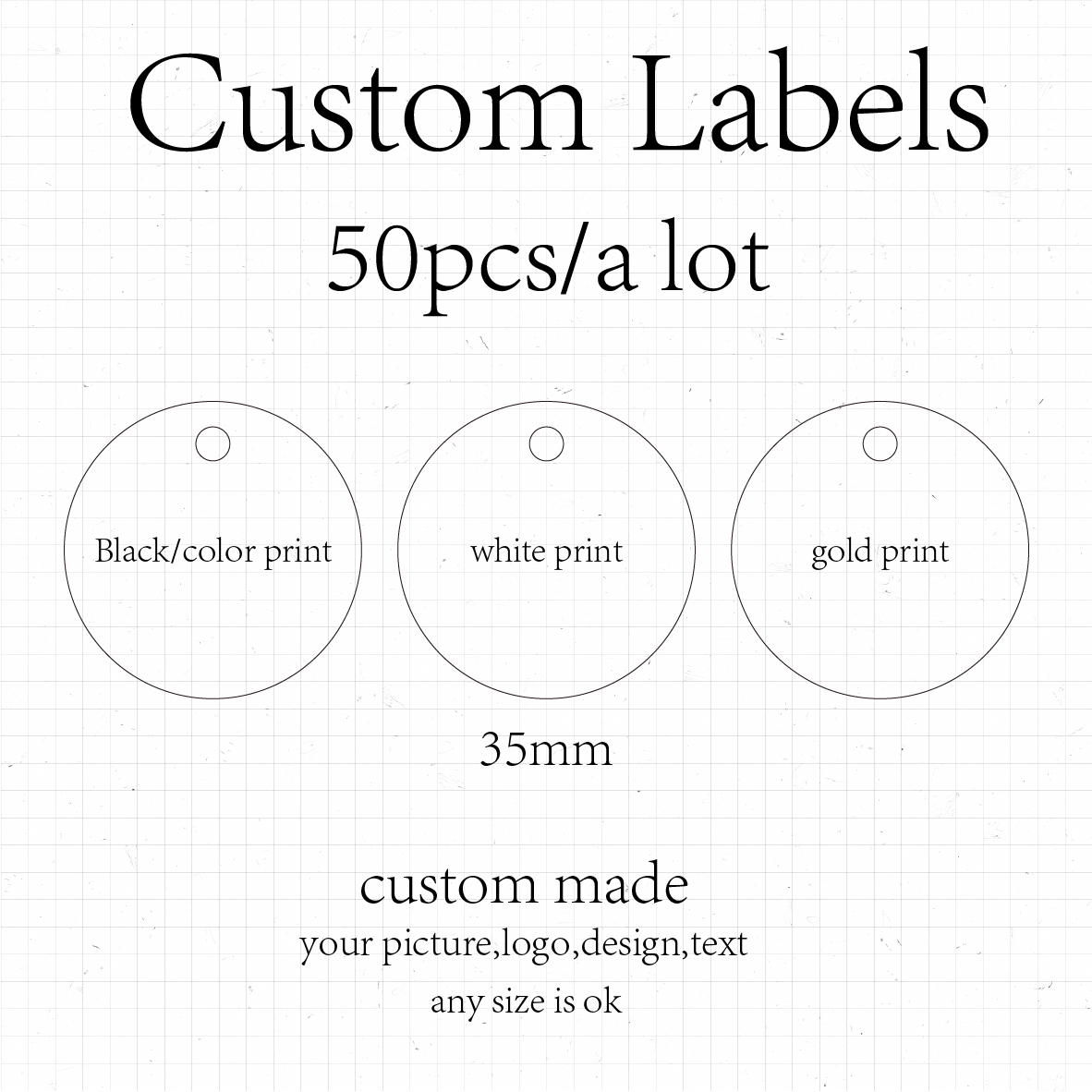 35MM Customize Circular Label  – Commercial Printing Products Bewertung und Preis