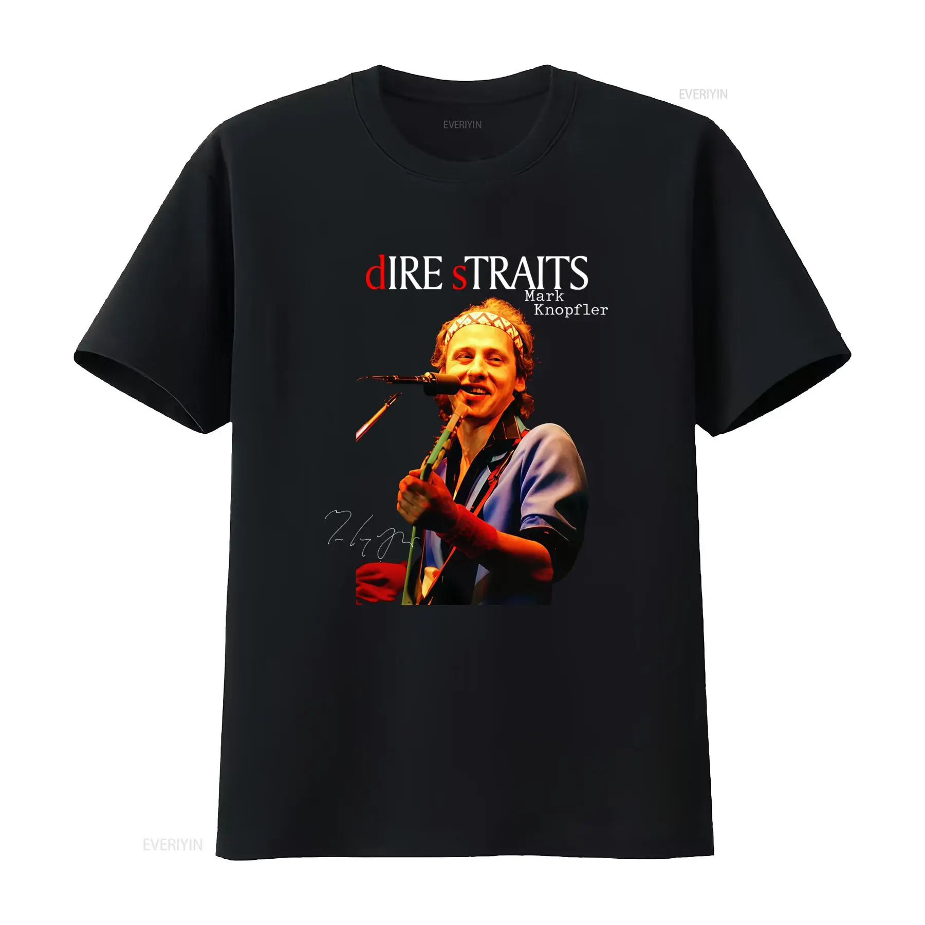 Mark Knopfler Dire Straits Ban – Direct To Garment Ink Bewertung und Preis