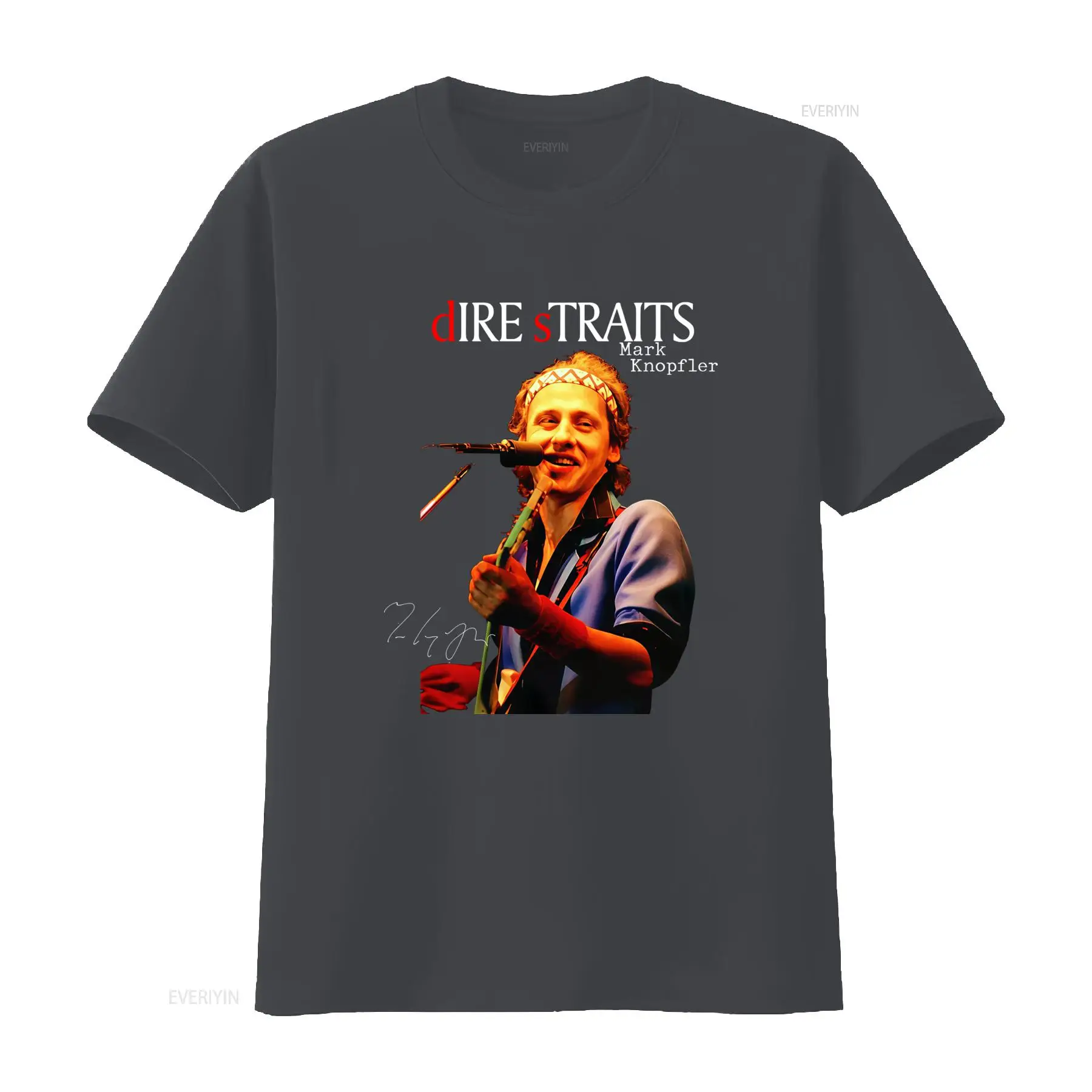 Mark Knopfler Dire Straits Ban – Direct To Garment Ink Bewertung und Preis